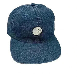 Imperial Vintage Denim Baseball Cap Blue Golf Embroidered Unisex Hat‎